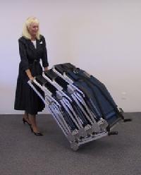 MD 2500-3 Mobile Donor Lounge Chairs Carrier